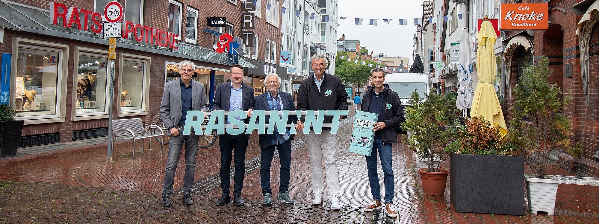 Rasannnt, eine Marke der Stadtwerke Neustadt, erschließt die Neustädter Innenstadt mit Glasfaser. (Foto: Stadtwerke Neustadt)